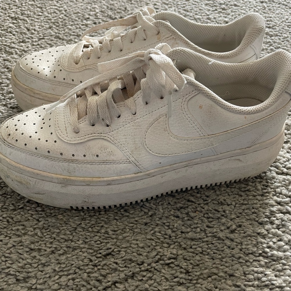 White Platform Sneakers